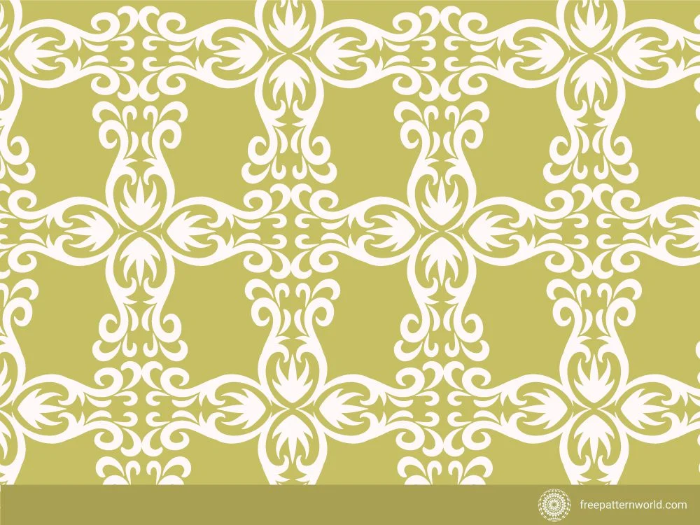 Seamless horizontal stripe pattern with alternating brown and mustard yellow lines, featuring a zigzag-like block pattern.
