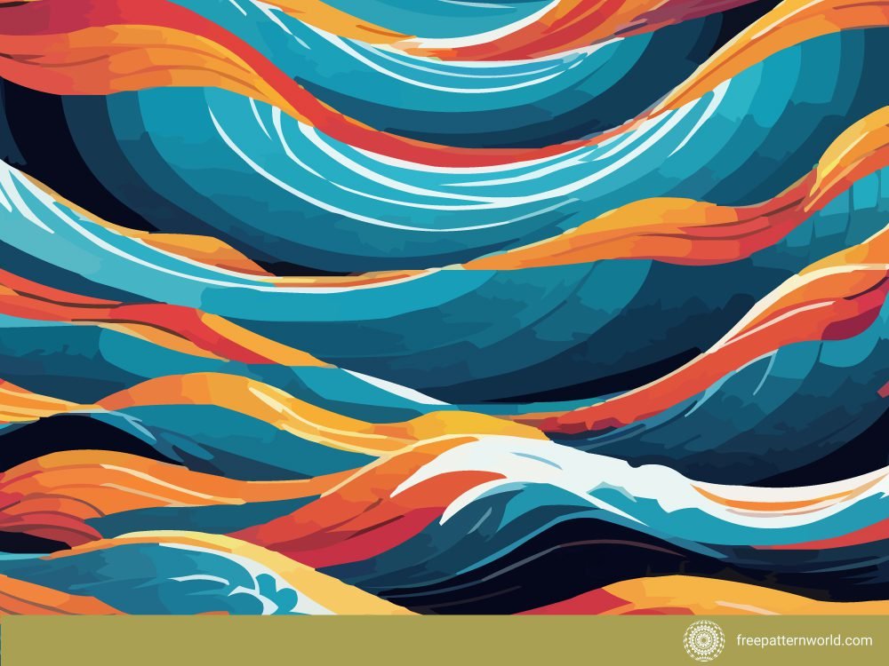 abstract waves pattern