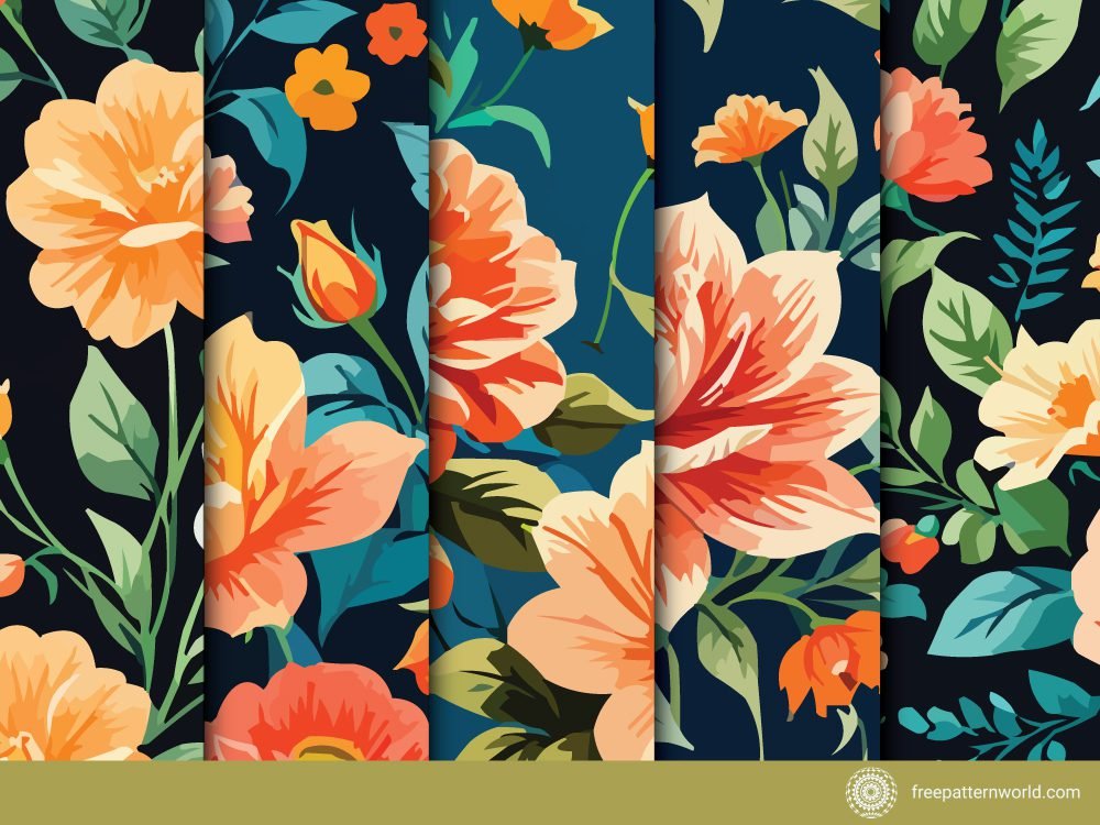 Vintage Floral Pattern Designs
