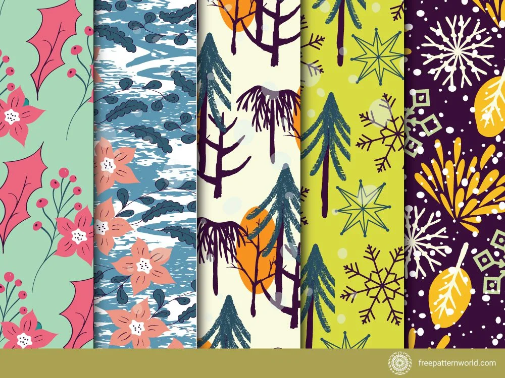 Winter Day Pattern Designs
