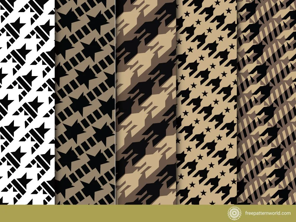 Houndstooth pattern