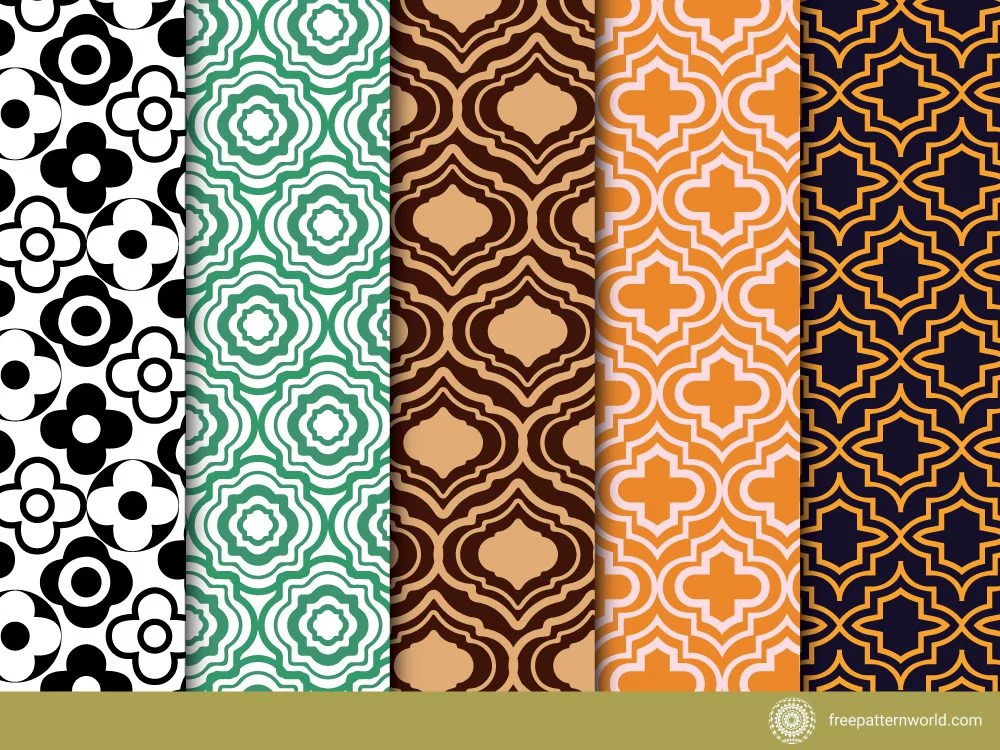 Quatrefoil patterns